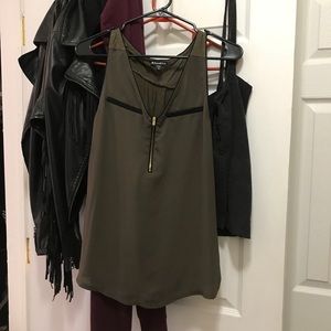 Express Piped Hudson Tank - Green